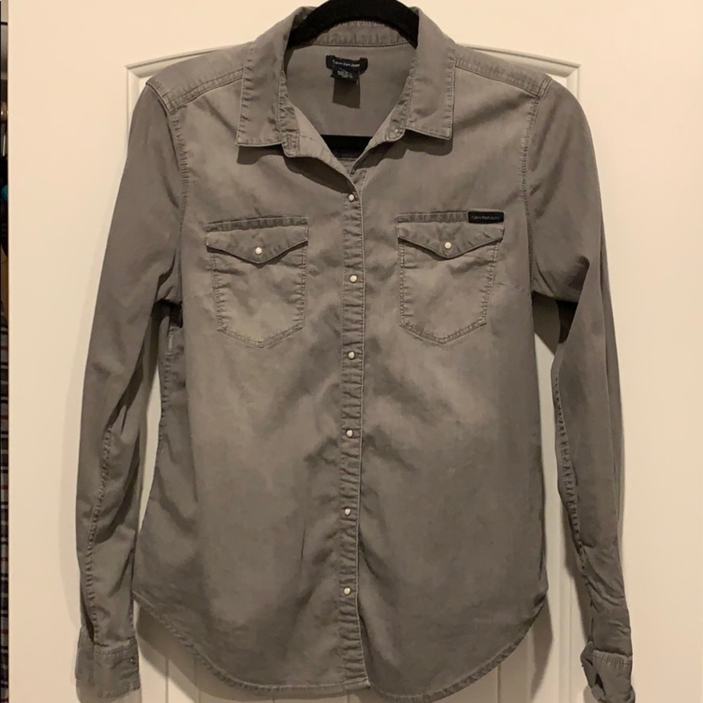 Calvin Klein jeans button down top